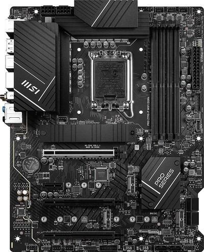 MSI Материнская плата MSI PRO Z790-P WIFI DDR4, Soc-1700, Intel Z790, ATX PRO Z790-P WIFI DDR4