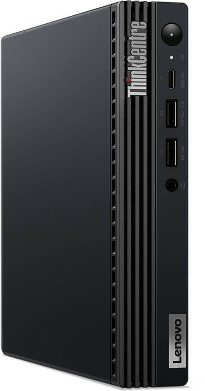 Lenovo Компьютер Lenovo ThinkCentre Tiny M70q-3, Intel Core i3 12100T, DDR4 8ГБ, SSD 256ГБ, Intel UHD Graphics 730, noOS, черный (11usa022cw/r) 11USA022CW/R