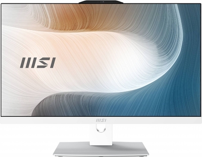 MSI Моноблок MSI Modern AM242P 12M-257XRU, 23.8", IPS, Intel Core i3 1215U, DDR4 8ГБ, SSD 512, Intel UHD Graphics, noOS, белый (9s6-ae0712-257) 9S6-AE0712-257