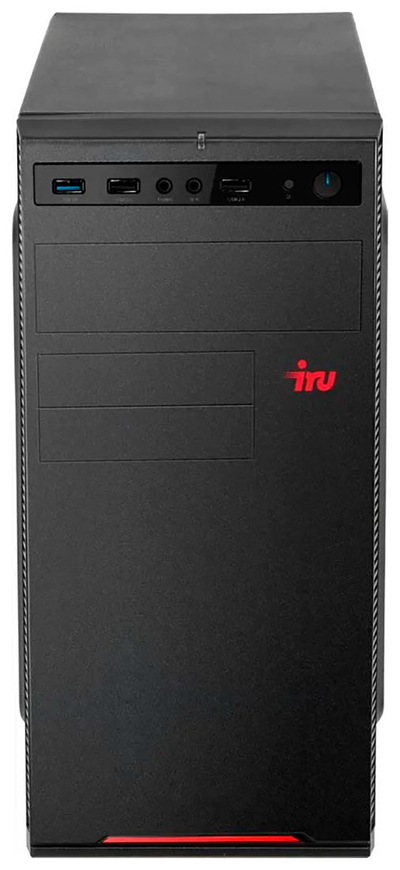 iRU Компьютер IRU Home 310H4SE, Intel Celeron G5905, DDR4 4ГБ, SSD 240ГБ, Intel UHD Graphics 610, Free DOS, черный (1873309) 1873309