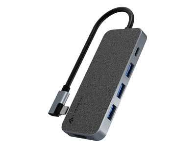 LYAMBDA Док-станция Lyambda LC129 Type-C (3xUSB 3.0, USB Type-C, HDMI), Серый LC129 Slim Aluminum LC129 LC129