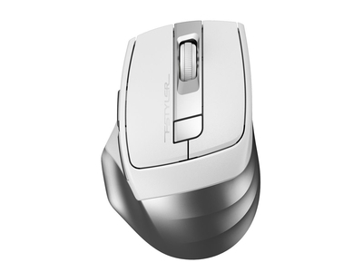 A4Tech Мышь беспроводная A4Tech Fstyler FG35, 2000dpi, Wireless/USB, Серебристый/Белый, FG35 SILVER Fstyler FG35 silver/white (USB, оптическая, 2000dpi, 4but) (FG35 SILVER) FG35 SILVER