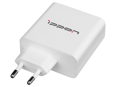 Ippon Сетевое зарядное устройство Ippon CW61E, USB Type-C, до 61Вт, CW61E White CW61E White