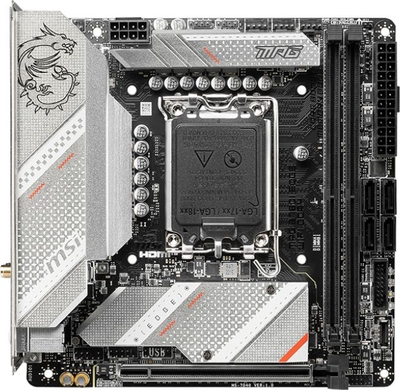 MSI Материнская плата MSI MPG B760I EDGE WIFI DDR4 MPG B760I EDGE WIFI DDR4