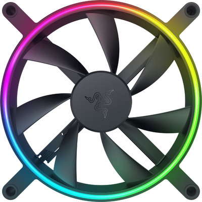 Razer Кулер Razer Kunai Chroma RGB 140MM LED PWM Performance Fan - 3 Fans - FRML Packaging Razer Kunai Chroma - 140mm - 3 Fans (RC21-01810200-R3M1) RC21-01810200-R3M1