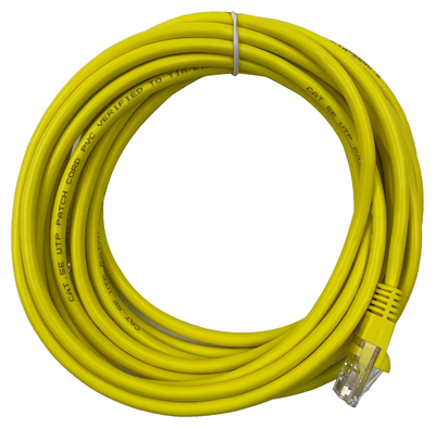 Buro Патч-корд Buro UTP 4 пары cat5E CCA molded 5м желтый RJ-45 (m)-RJ-45 (m) 