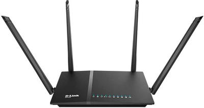 D-Link Роутер беспроводной D-Link DIR-825 (DIR-825/RU) AC1200 10/100/1000BASE-TX/4G черный DIR-825/RU