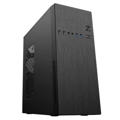 Powerman Корпус MidiTower Powerman DA812BK Black PM-500ATX-F 2*USB 2.0+2*USB 3.0 Audio ATX (6131895) DA-812 500W Black 6131895