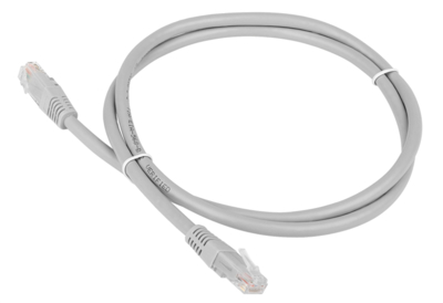 LANMASTER Патч-корд TWT UTP кат.6, с заливными колпачками, 7.0 м, серый (TWT-45-45-7.0/6-GY) LANMASTER TWT-45-45-7.0/6-GY