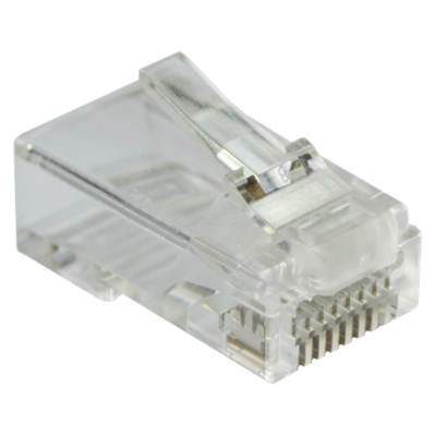 LANMASTER Коннектор RJ45 тип EZ, 8P8C, UTP, Cat.6, универсальный, со вставкой, покрытие 50 микрон,100 шт. (LAN-EZ45-8P8C/U6-100) LANMASTER LAN-EZ45-8P8C/U6-100