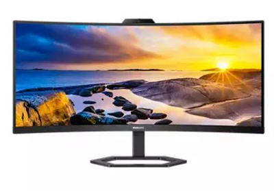 Philips Монитор LCD 34'' 21:9 3440x1440(UWQHD) VA, Curved, nonGLARE, Нет, 100 Гц, 300cd/m2, H178°/V178°, 3000:1, 80M:1, 16,7 миллионов цветов, 4ms, VGA, HDMI, DP, USB-Hub, Height adj, Pivot, Tilt, Swivel, Spe Philips 34E1C5600HE (00/01)