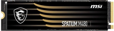 MSI SSD жесткий диск PCIE 4.0 NVME M.2 1TB SPATIUM M480 1TB HS MSI M480 4.0 NVME M.2 1TB HS