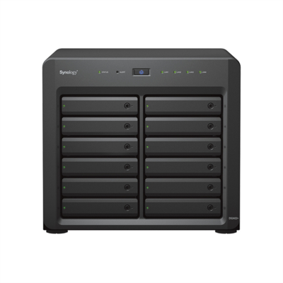 Synology Система хранения данных Synology QC2.2GHz CPU/4GB(up to 32GB)/RAID 0,1,5,6,10/up to 12 SATA SSD/HDD (3.5" or 2.5") (up to 24 with 1xDX1222), 2xUSB3.0, 4xGbE(+1Expslot),iSCSI, 2xIPcam(upto40)/1xPS/3YW' DS2422+ 