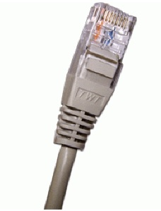 LANMASTER Патч-корд 2-х парный TWT UTP кат.5e, с заливными колпачками, 1.0 м, серый (TWT2-45-45-1.0-GY) LANMASTER TWT2-45-45-1.0-GY