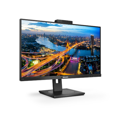 Philips Монитор LCD 27'' [16:9] 2560х1440(WQHD) IPS, nonGLARE, 350cd/m2, H178°/V178°, 1000:1, 50M:1, 16.7M, 4ms, VGA, DVI, HDMI, DP, USB-Hub, Height adj, Tilt, Swivel, Speakers, 2Y, Black Philips 275B1H (00/01)
