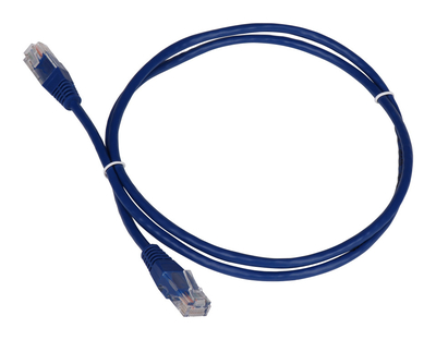 LANMASTER Патч-корд Lanmaster TWT-45-45-5.0-BL вилка RJ-45-вилка RJ-45 кат.5е 5м синий ПВХ (уп.:1шт) TWT-45-45-5.0-BL