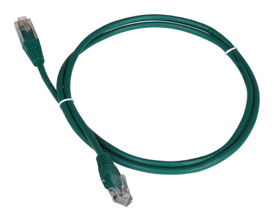 LANMASTER Патч-корд Lanmaster TWT-45-45-0.3-GN UTP вилка RJ-45-вилка RJ-45 кат.5е 0.3м зеленый ПВХ (уп.:1шт) TWT-45-45-0.3-GN