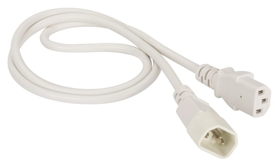 LANMASTER Кабель Lanmaster LAN-PP13/14-3.0-WH C13-С14 проводник.:3x0.75мм2 3м 220В 10А (упак.:1шт) белый LAN-PP13/14-3.0-WH