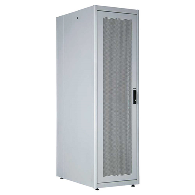 Lande LANDE DYNAmic Basic Server 19" Серверный напольный шкаф 42U, 600х1000х2010, перфорированная одностворчатая передняя дверь, перфорированная одностворчатая задняя дверь, цвет черный (LN-DS42U6010-BL-251 LN-DS42U6010-BL-251-F