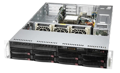 Supermicro Серверная платформа NEW Supermicro SuperServer 2U 520P-WTR no CPU(1)Scalable/TDP 270W/ no DIMM(8)/SATARAID HDD(8)LFF/2x10GbE/2xFHHL,2xLP,M2/600W (SYS-520P-WTR) SYS-520P-WTR