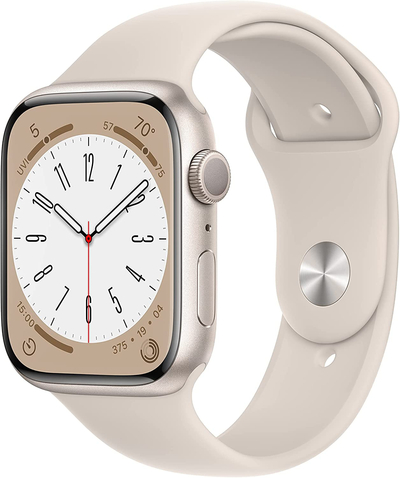 Apple Смарт-часы Apple Watch Series 8 A2771 45мм OLED LTPO сияющая звезда (MNUP3LL/A) MNUP3LL/A