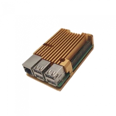 ACD RA506 Корпус ACD Gold Metal Aluminum Case for Raspberry Pi 4B RA506