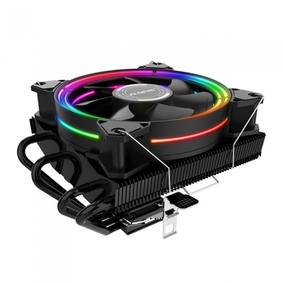 Alseye Кулер для процессора Alseye для Socket/115x/1200/AM2/AM2+/AM3/AM3+/FM1/AM4/FM2/FM2+, 120 мм, 2000rpm, 35.5 дБА, 125 Вт, 4-pin PWM, Al+Cu, RGB H120TD (H120T)