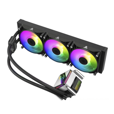 Segotep Система охлаждения жидкостная Segotep LGA20xx/21700/1200/115x/AM4/AM3/TR4 (3*120mm fan, 800-2000rpm, 78CFM, 32dBA, 4-pin) Kunlun 360ARGB