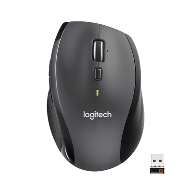 Logitech Мышь беспроводная Logitech M705 Marathon (1000dpi, 2.4 GHz/USB-ресивер (Logitech Unifying®), 7 кнопок, 2 батареи типа AA) (арт. 910-001964, M/N: M-R0073 / C-U0007) 910-001964