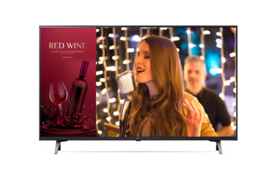 LG Профессиональная панель LG 43" UHD, 300nit, RS-232, IP-RF, WebOS 6.0, Group Manager, YouTube&Browser, 16/7, Landscape only (43UR640S0ZD) 43UR640S0ZD