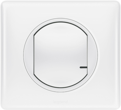 Legrand CLN БЕЛ Выкл 1к б/п Умный беспроводной выключатель Legrand серия Celiane with NETATMO, Цвет Белый. Выключатель 1-клавишный, Управление со смартфона, Zigbee 2,4 ГГц. Рамка в комплекте. (67723) 67723
