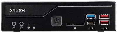 Shuttle Платформа Shuttle LGA1700, H670, 2*DDR4 SODIMM (3200), 2.5" HDD/SSD, M.2, 2*Glan, 2*HDMI, 2*DP, 2*COM, USB Type-C, 7*USB 3.2, SD reader, noOS, b DH670 