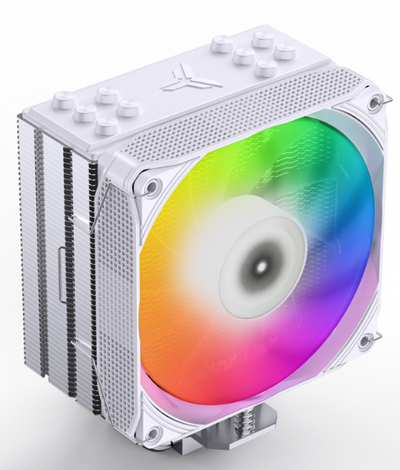 JONSBO Кулер JONSBO LGA1700/1200/115X/AM5/AM4 (120mm fan, TDP 265W, 5 тепловых трубок, 4-pin PWM, ARGB, белый) retail PISA A5 ARGB White 
