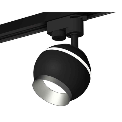 Ambrella light Комплект трекового светильника Ambrella light Track System SBK/MCH черный песок/хром матовый (A2521, C1102, N7033) XT1102004 