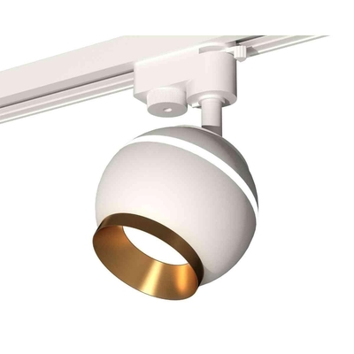 Ambrella light Комплект трекового светильника Ambrella light Track System SWH/PYG белый песок/золото желтое полированное (A2520, C1101, N7034) XT1101023 