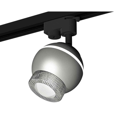 Ambrella light Комплект трекового светильника Ambrella light Track System SSL/CL серебро песок/прозрачный (A2521, C1103, N7191) XT1103040 