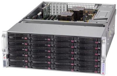 Supermicro Серверная платформа Supermicro SuperStorage 4U Server 640P-E1CR36H noCPU(2)3rd Gen Xeon Scalable (SSG-640P-E1CR36H) SSG-640P-E1CR36H