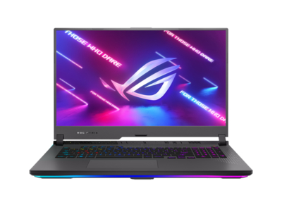 ASUS Ноутбук ASUS ROG Strix G17 G713RM-KH096 AMD Ryzen 7 6800H/16Gb/1TB SSD/17,3"FHD IPS 360Hz / NVIDIA RTX 3060 6Gb/WiFi6/BT/Cam//DOS/2.6Kg/Eclipse Gray (90NR08K4-M00740) 90NR08K4-M00740