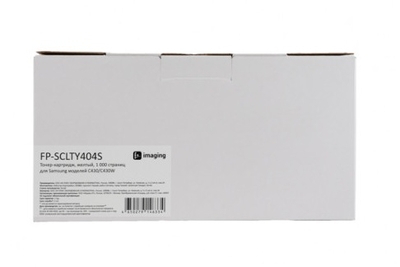 F+ Тонер-картридж F+ желтый, 1 000 страниц, для Samsung моделей C430/C430W FP-SCLTY404S 