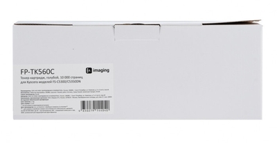 F+ Тонер-картридж F+ голубой, 10 000 страниц, для Kyocera моделей FS-C5300/C5350DN FP-TK560C 