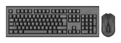 A4Tech Комплект клавиатура+мышь A4Tech 3000NS черный/черный 3000NS