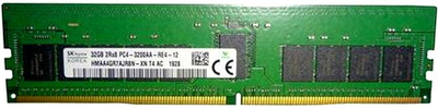 Hynix Память DDR4 32Gb 3200MHz Hynix HMAA4GR7AJR4N-XNTG OEM PC4-25600 CL22 DIMM ECC 288-pin 1.2В original dual rank HMAA4GR7AJR4N-XNTG