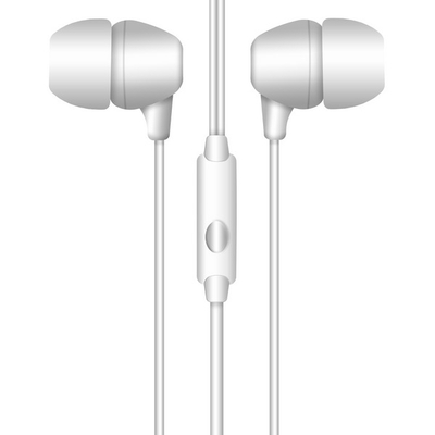 Krutoff Наушники с микрофоном Krutoff HF-Z67 белые (пакет) HF-Z67 белые (09651) 09651