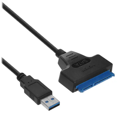 Orient Кабель-адаптер ORIENT USB 3.2 Gen1 (USB 3.0) адаптер для SSD & HDD 2.5" SATA 6GB/s (JMS578, поддержка UASP), кабель подключения USB Type-A (3 UHD-502N 