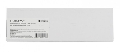 F+ Тонер-картридж F+ голубой, 1 000 страниц, для Xerox моделей Phaser 6125 FP-X6125C 