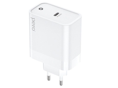 Pero Сетевое зарядное устройство PERO TC16 GaN, USB-C PD, 65W белый 