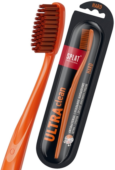СкайЛаб Зубная щетка Splat Ultra Clean Hard Оранжевая жесткая СкайЛаб 