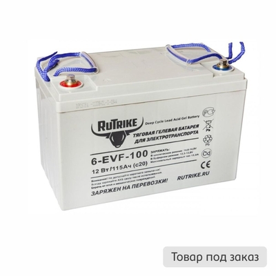 Rutrike Тяговый аккумулятор RuTrike 6-EVF-100 (12V100A/H C3) 