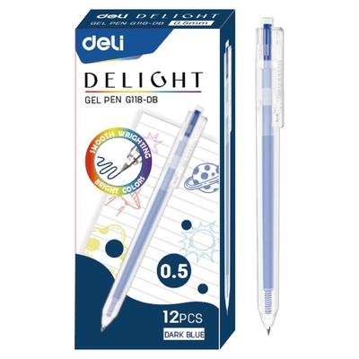DELI Ручка гелевая Deli Delight EG118-DB 