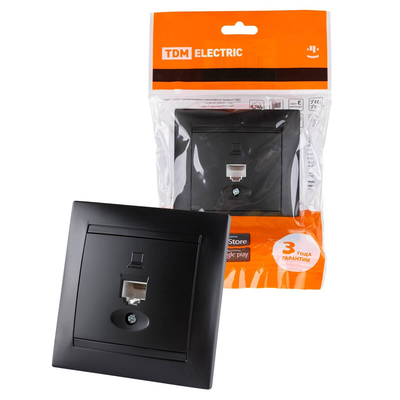TDM Electric Розетка компьютерная RJ45 TDM Electric SQ1815-0616 Лама SQ1815-0616